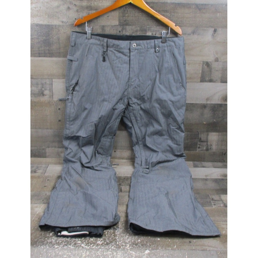 686 Dickies Snow Pants Womens Large Gray infiDRY Street Fit Waterproof Insulated